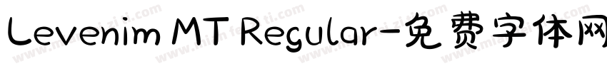 Levenim MT Regular字体转换